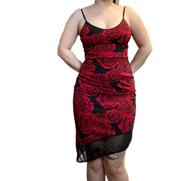 Rose Bodycon Dress - Picture 1 of 3